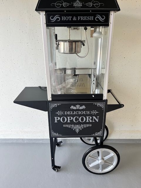 Popcornmaschine mit Wagen zur Miete