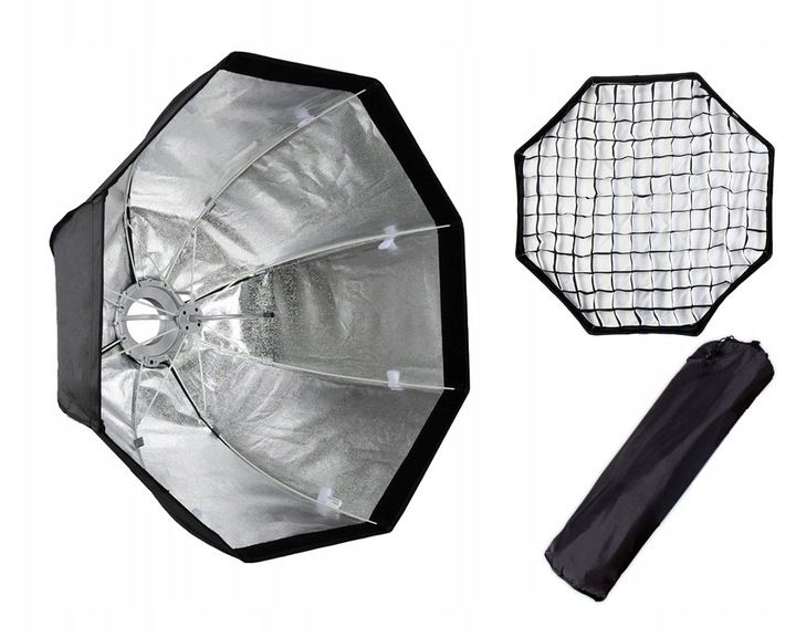 SOFTBOX studyjny plenerowy OCTA moc. BOWENS 150cm + GRID szybki montaż