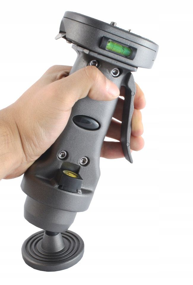 bardzo solidna metalowa GŁOWICA 3D 360 stopni KULOWA PISTOLETOWA