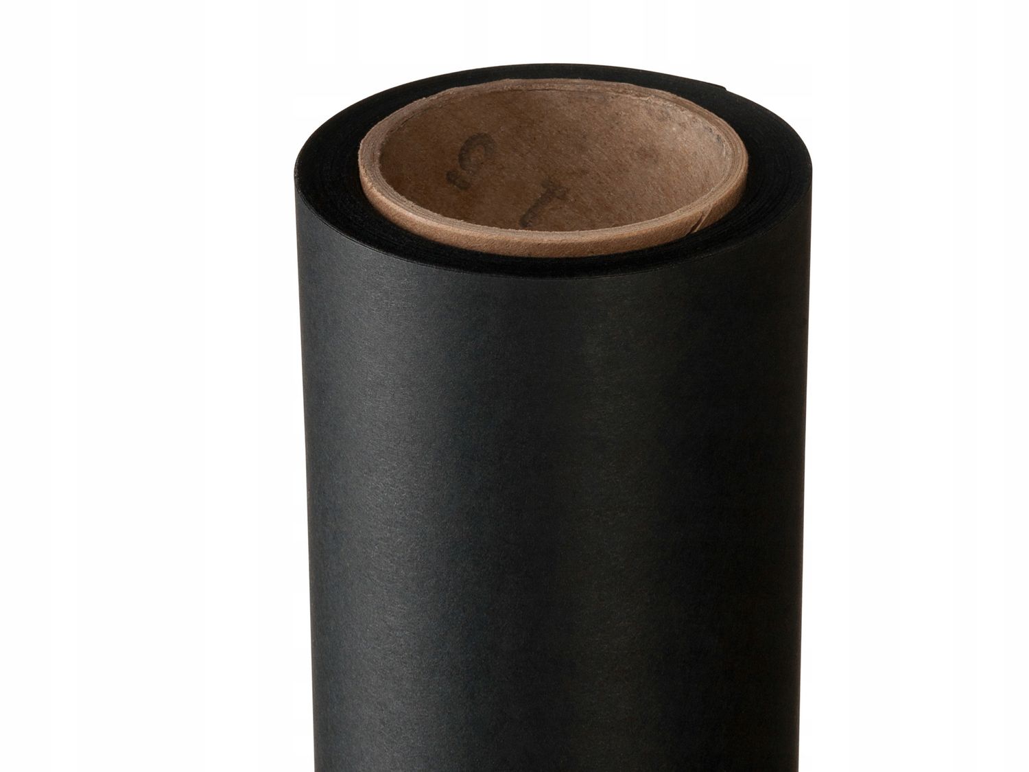 CZARNE TŁO KARTONOWE PAPIEROWE 1.35x5m na tulei BLACK wysoka gramatura