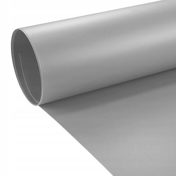 ELASTYCZNE TŁO FOTOGRAFICZNE WINYLOWE PVC 1x2m GRAY SZARE
