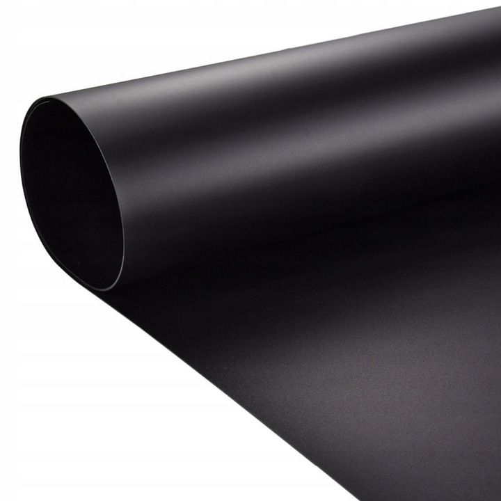 ELASTYCZNE TŁO FOTOGRAFICZNE WINYLOWE PVC 60x130cm BLACK CZARNE
