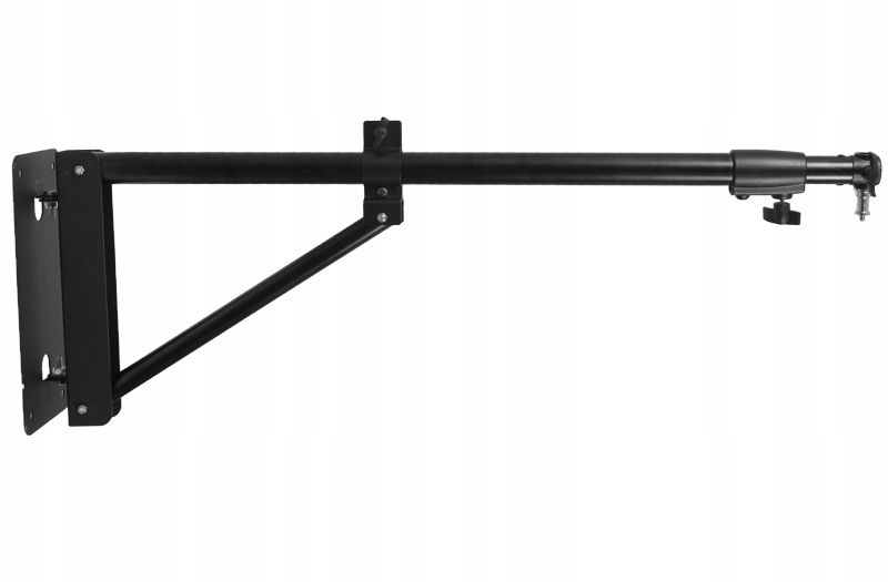 RAMIĘ UCHWYT BOOM ŚCIENNY TELESKOPOWY regul. 96-175cm + SPIGOT + met. KOŁKI