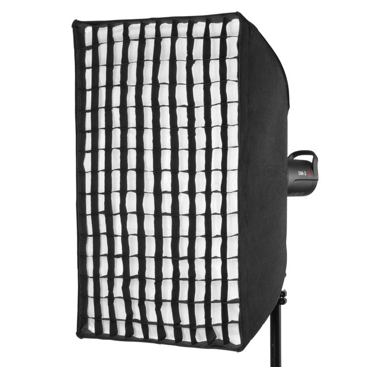 SOFTBOX STUDYJNY PLENEROWY 60x90cm moc. BOWENS SZYBKI MONTAŻ + PLASTER GRID