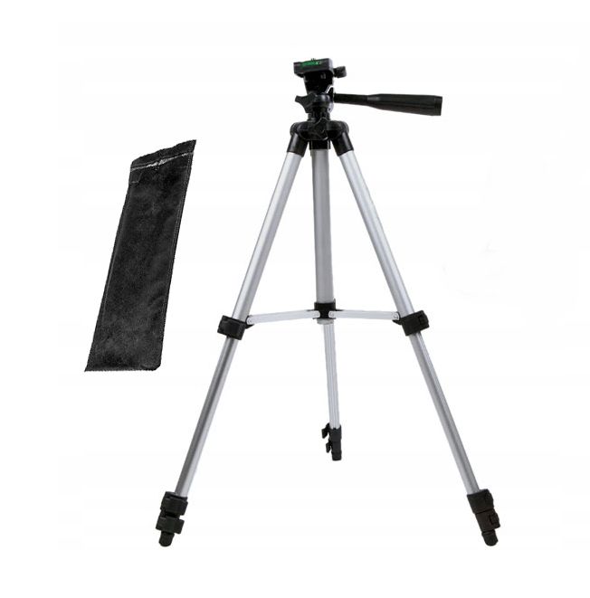 LEKKI mobilny ALUMINIOWY STATYW fotograficzny 110cm Głowica 3D Futerał