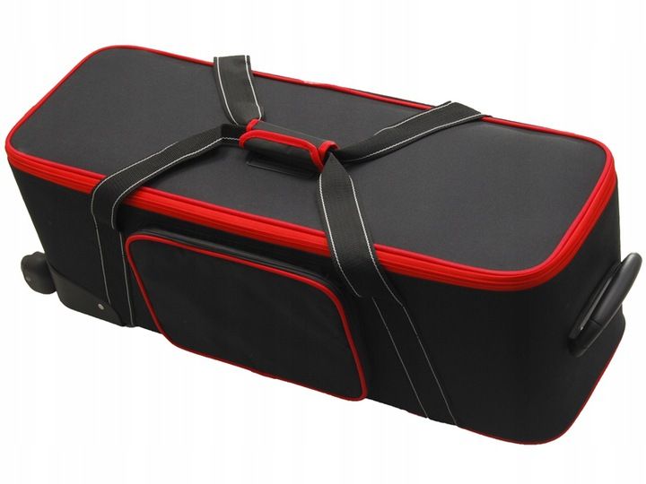 DUŻA WALIZKA TORBA fotograficzna z KÓŁKAMI na SPRZĘT STUDYJNY statywy lampy