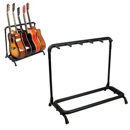 STOJAK STATYW GITAROWY na 5 GITAR SKŁADANY MULTI STAND ochronna PIANKA