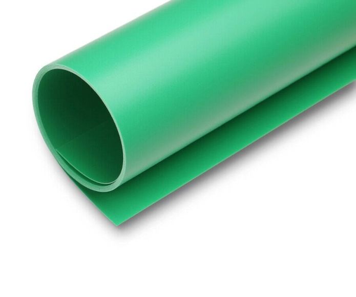 ELASTYCZNE TŁO FOTOGRAFICZNE WINYLOWE PVC 1x2m ZIELONE GREEN SCREEN