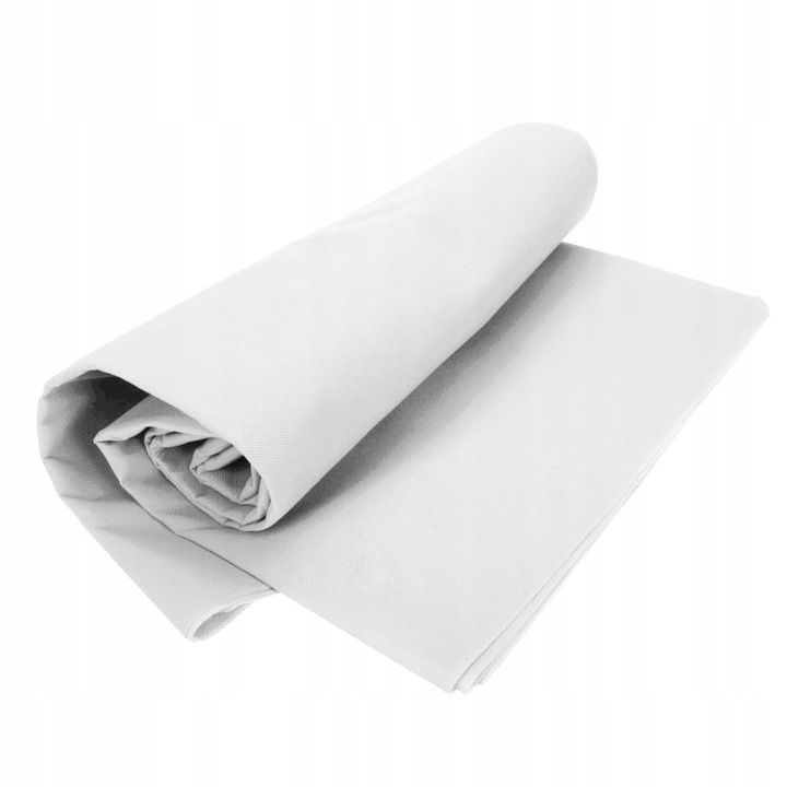 Tło fotograficzne materiałowe bawełniane BIAŁE 1.8x3m WHITE BIAŁY BAWEŁNA