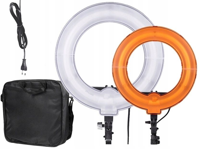 Lampa pierścieniowa RING 45W ze ściemniaczem + 2 DYFUZORY + TORBA