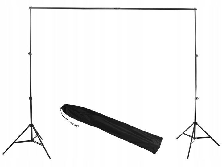 ZESTAW do zawieszania TEŁ TŁA Belka 175cm Statywy 190cm + Etui