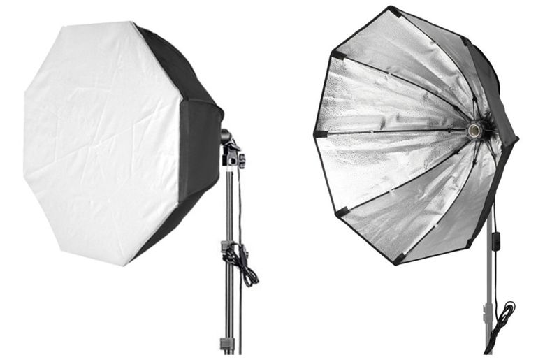 SOFTBOX octa 60cm OPRAWKA POJEDYNCZA gwint E27 DYFUZOR ETUI szybki montaż