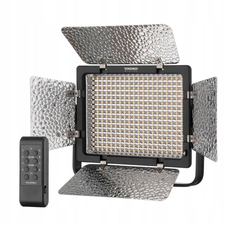 Lampa panelowa LED Yongnuo YN-320 5500K + Wrota Pilot Dyfuzory Uchwyt