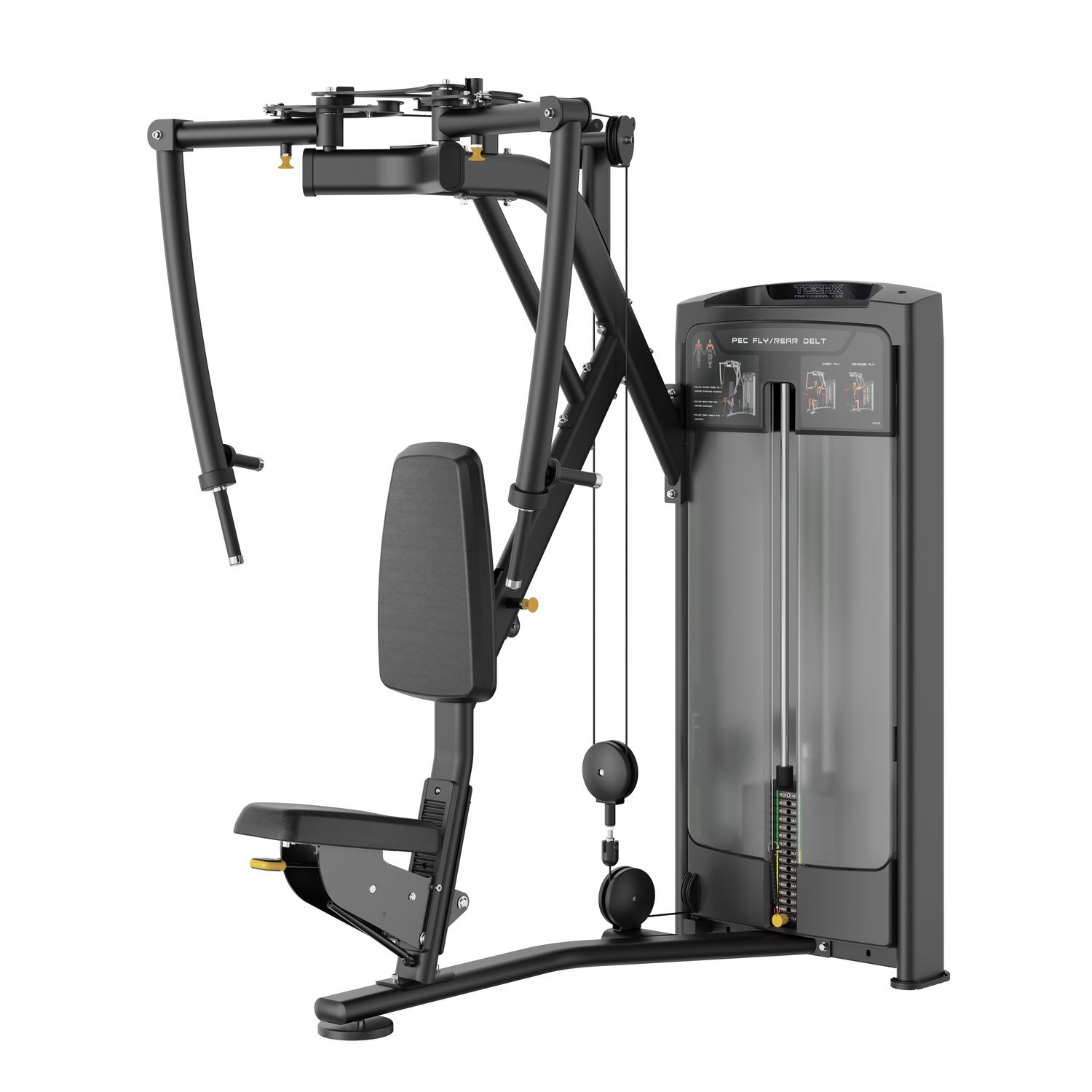 PLX 9300 Toorx vista frontale – dual fly e rear delts professionale