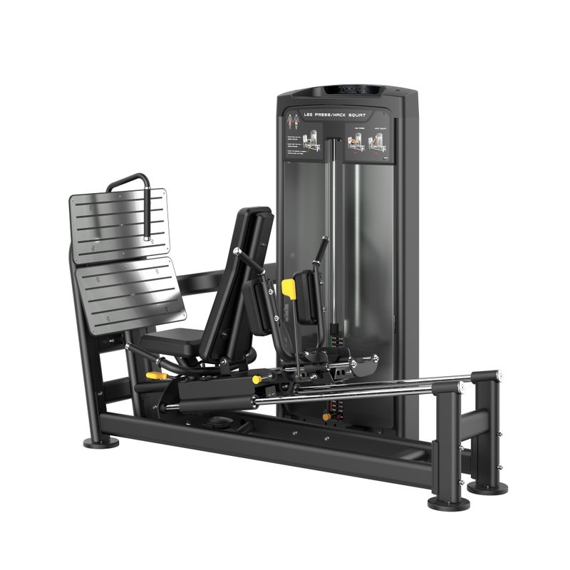 PLX 9500 Toorx – pressa orizzontale e hack squat vista frontale
