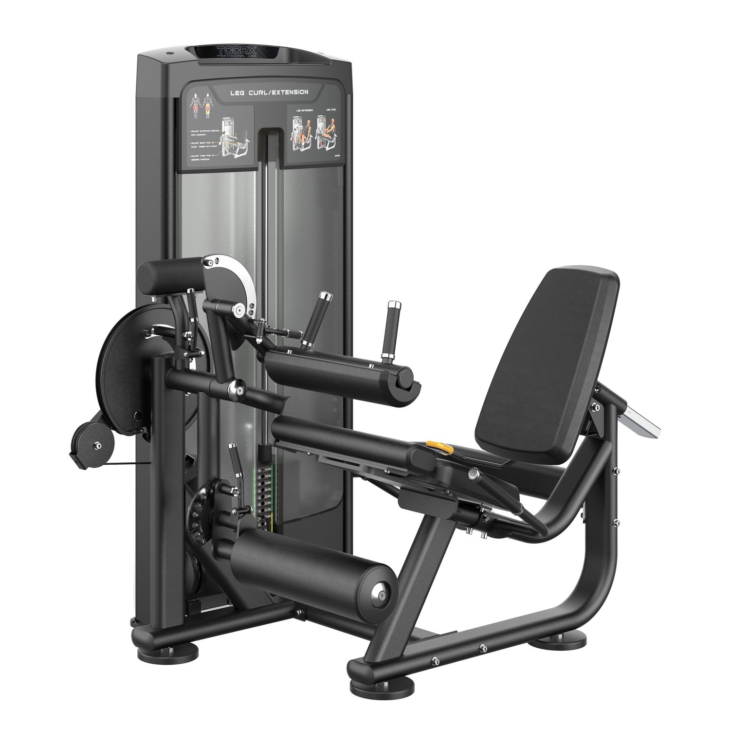 PLX 9600 Toorx – leg curl e leg extension vista frontale dual function