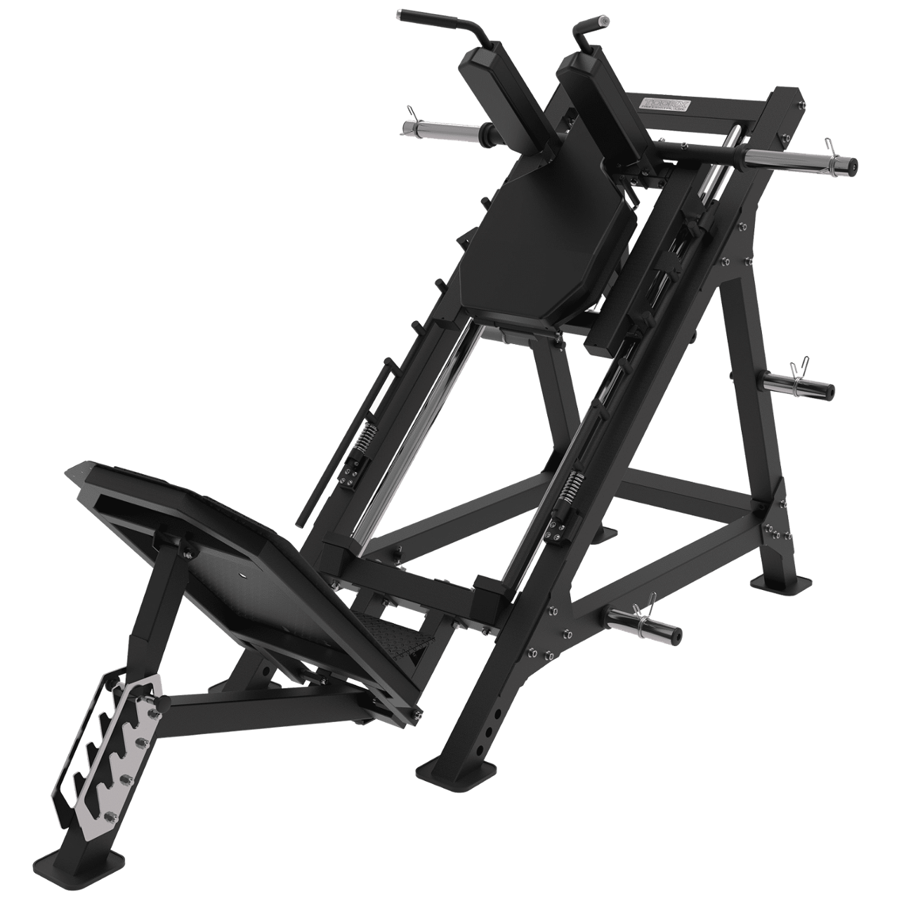 FWX 7290 Toorx – hack squat professionale con pedana a cuscinetti