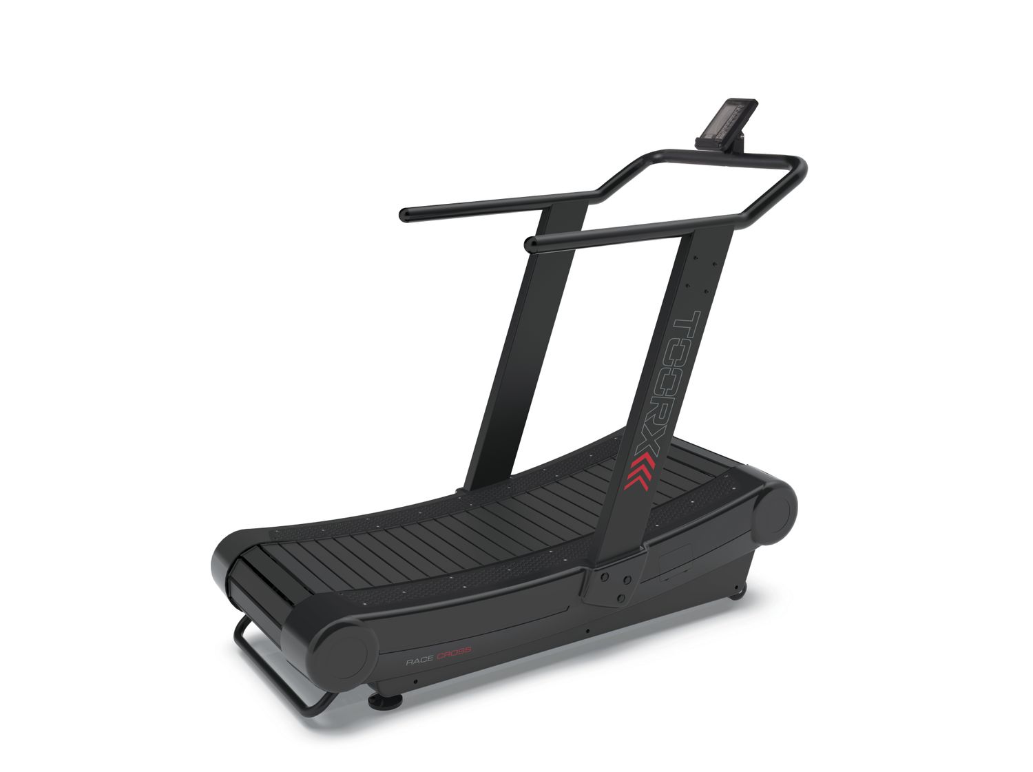 RACE CROSS Toorx – tapis roulant curvo professionale vista laterale
