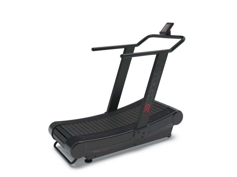 RACE CROSS Toorx – tapis roulant curvo professionale vista laterale