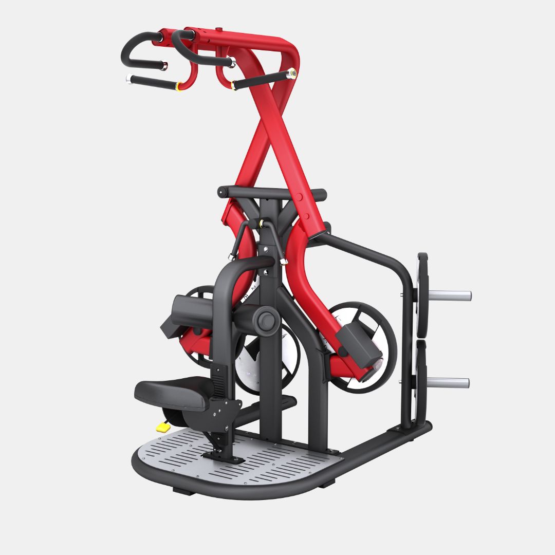 MND-PL36B Scissor Lat Pulldown PowerFit – vista frontale macchina dorsali