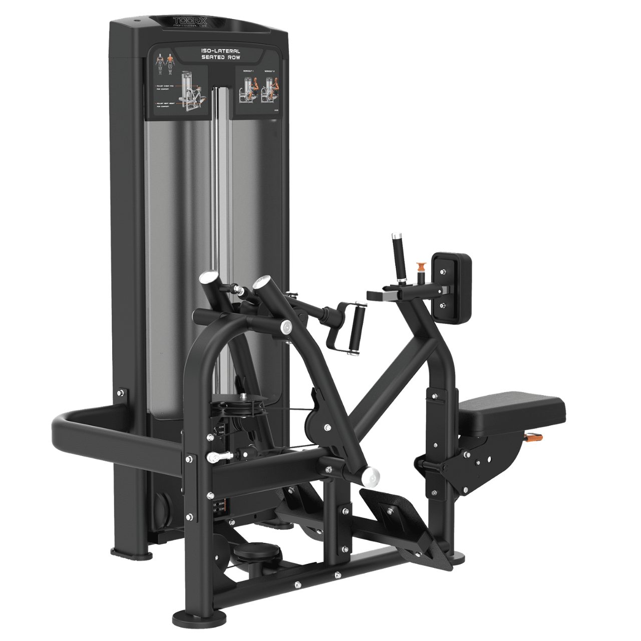 PLX-8450 ISOLATERAL SEATED ROW PLX 8450 Toorx – macchina rematore seated row con leveraggi indipendenti