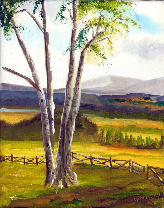 "From Behind the Tree"