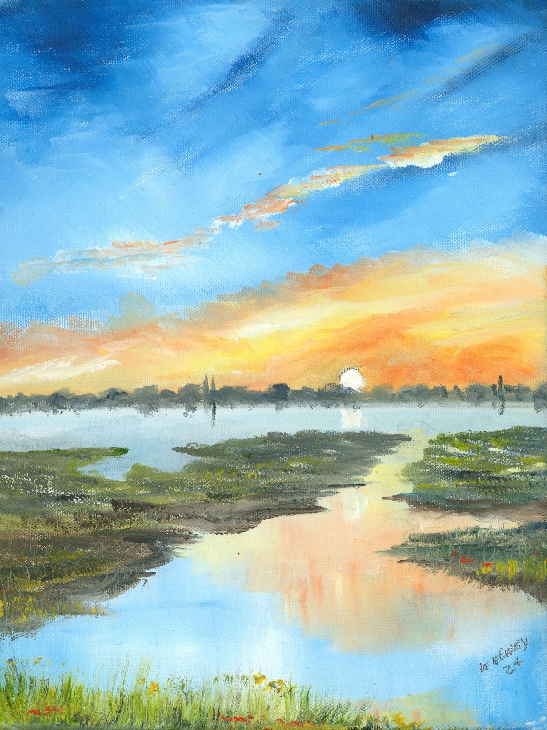 "Streaming Sunset"