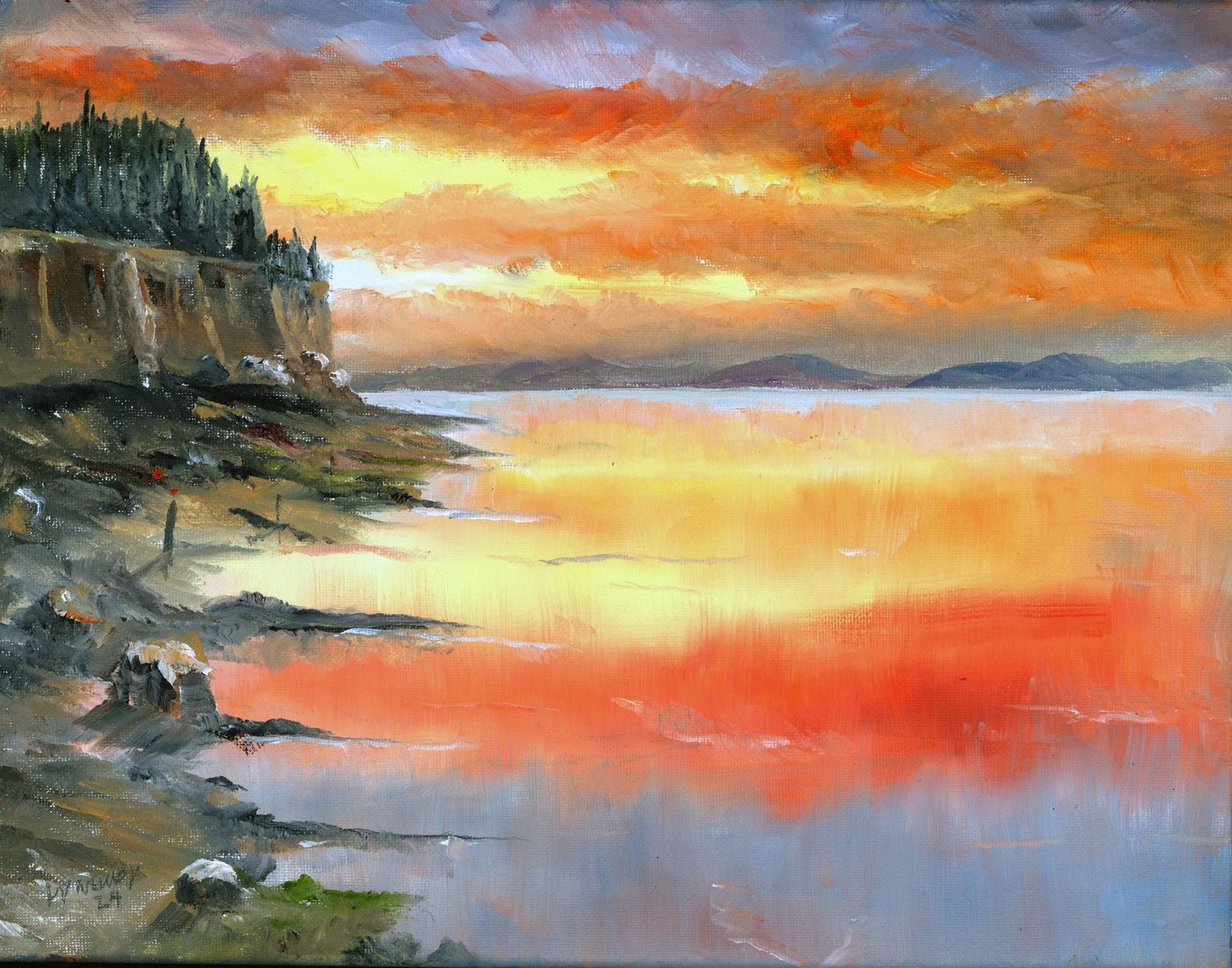 "Burning Sunset 1"