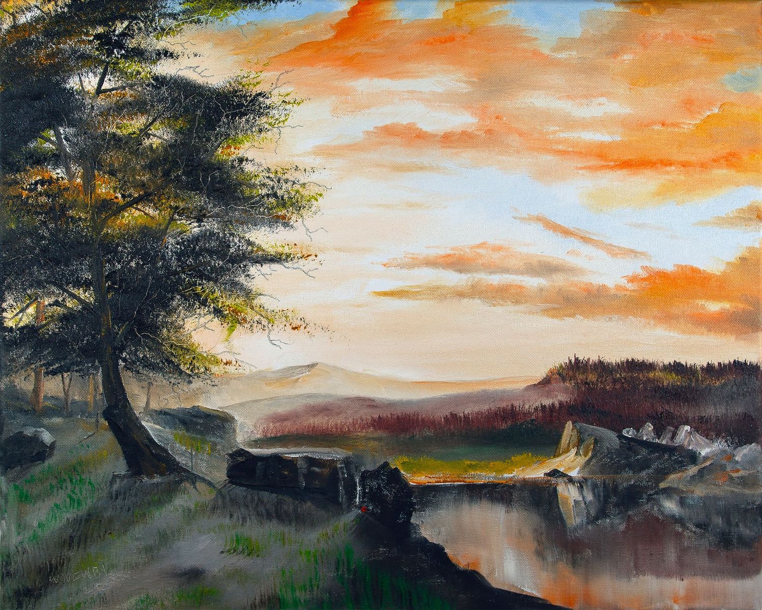 "Orange Sun 1"