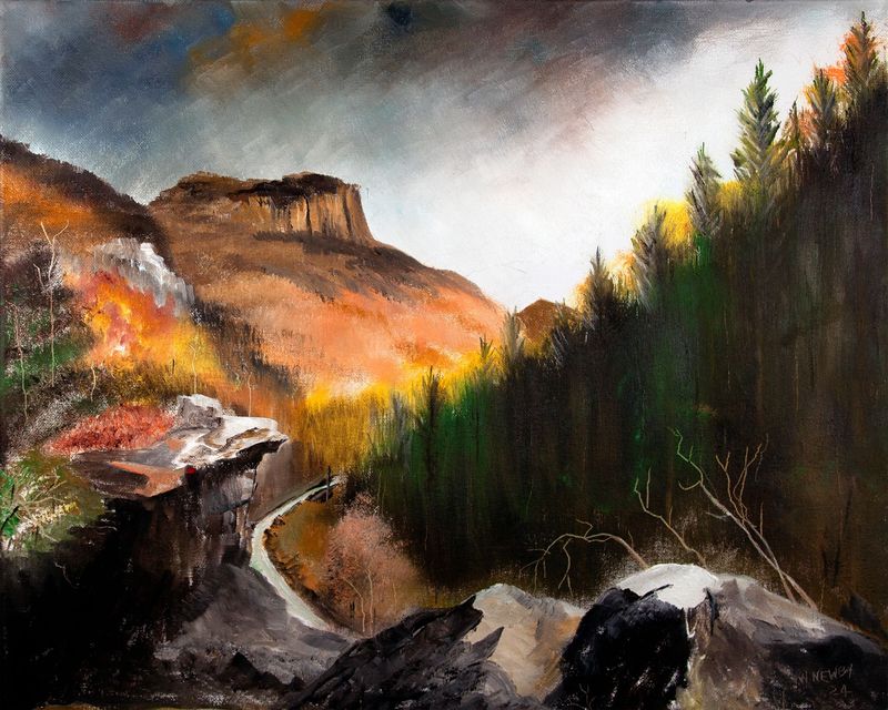 "Backlit Passage"