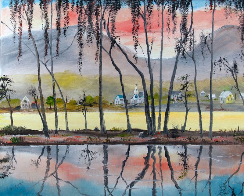 "Azure and Cypress"