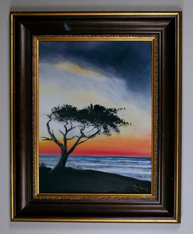 "Angular Tree by Sunset"