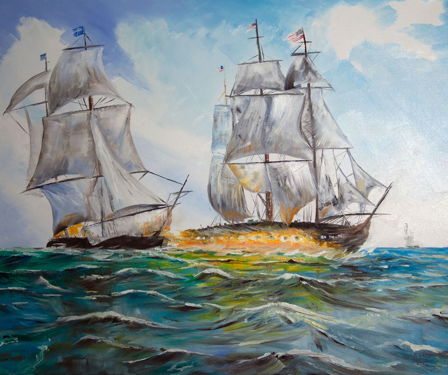"Duo of Schooners"