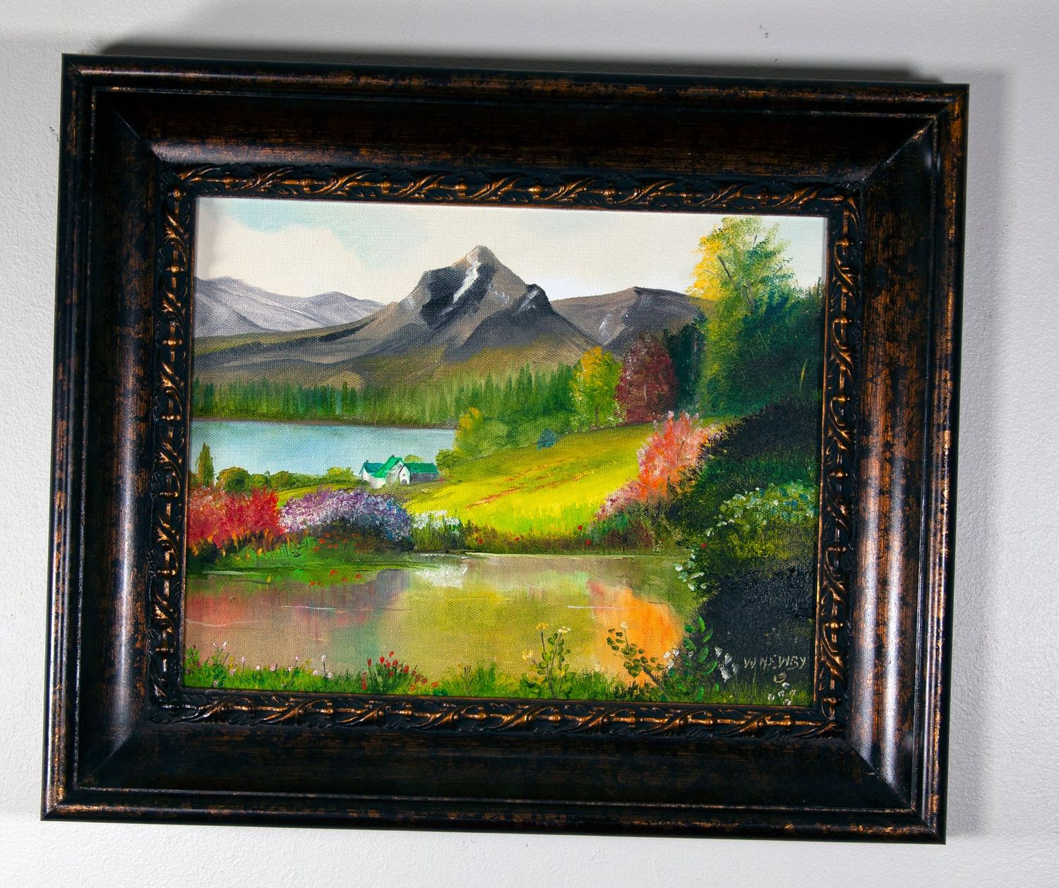 "Vibrant Valley Lake"