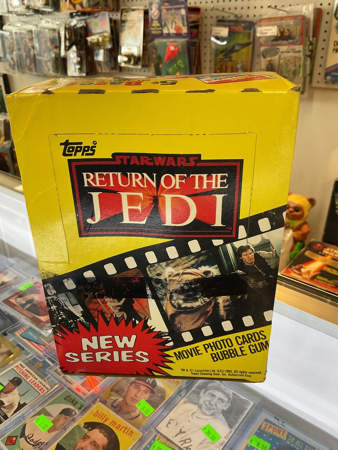 1983 Topps Star Wars return of the Jedi  series 2 wax box unopened