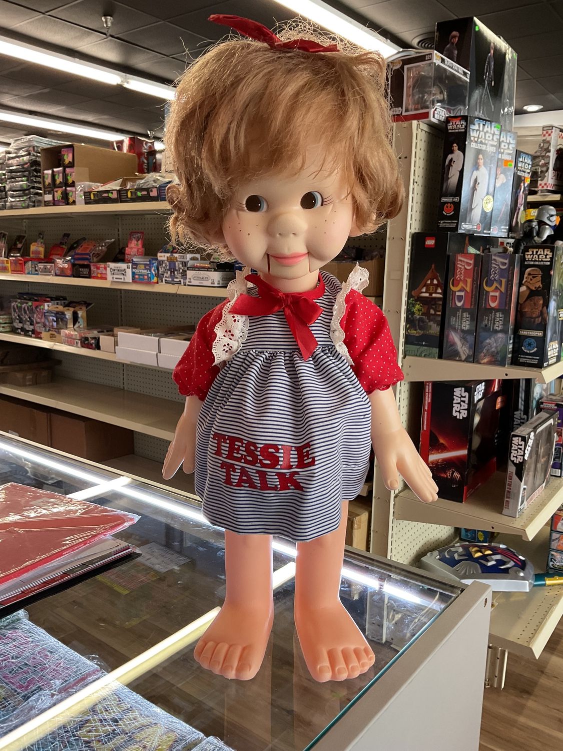 1974 Tessie talk ventriloquist doll