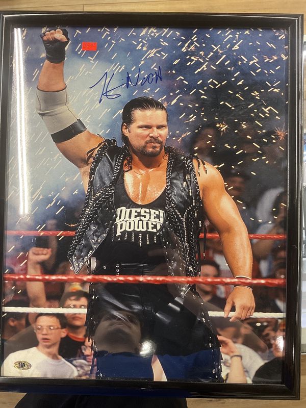 Kevin Nash Autographed Display Piece 17”x21”