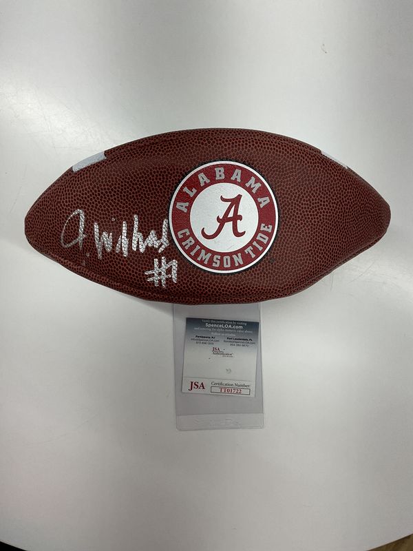Jameson Williams Signed JSA Alabama Football