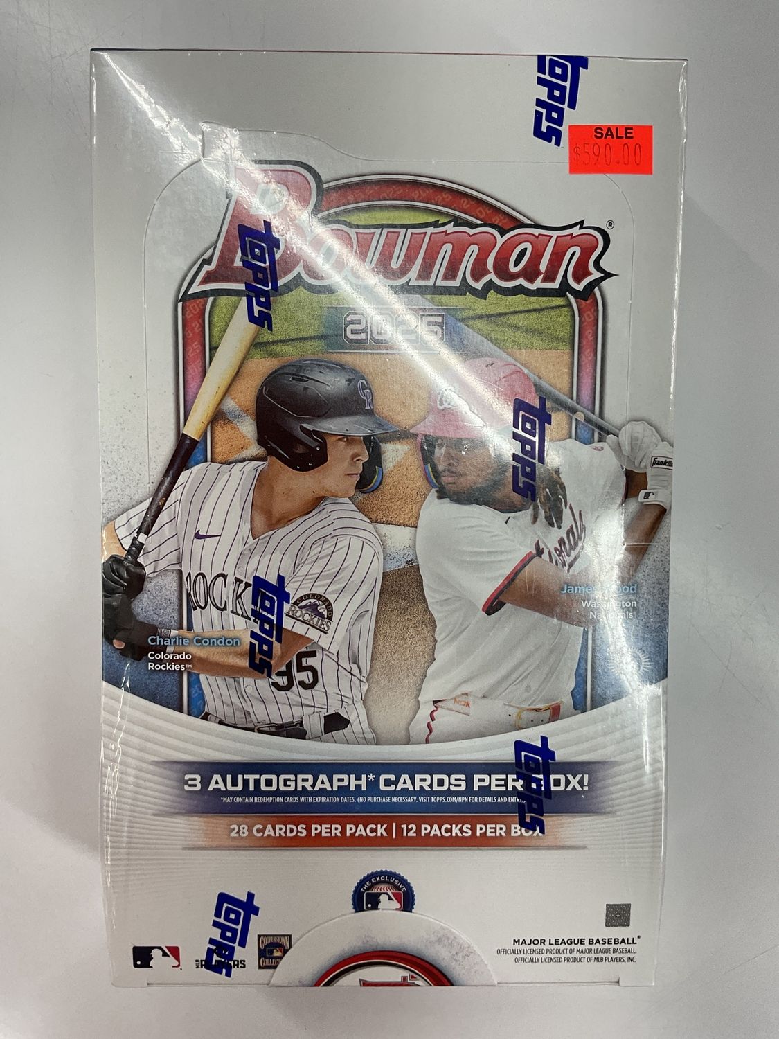 2025 Topps Bowman jumbo box