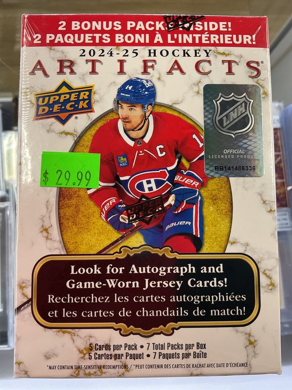 24/25 Upper Deck Artifacts Hockey Blaster