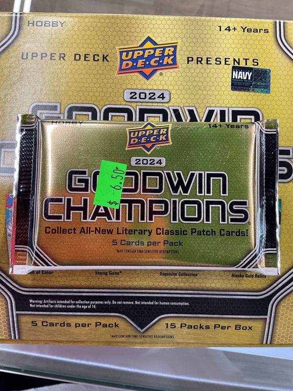 2024 Upper deck Goodwin Champions pack
