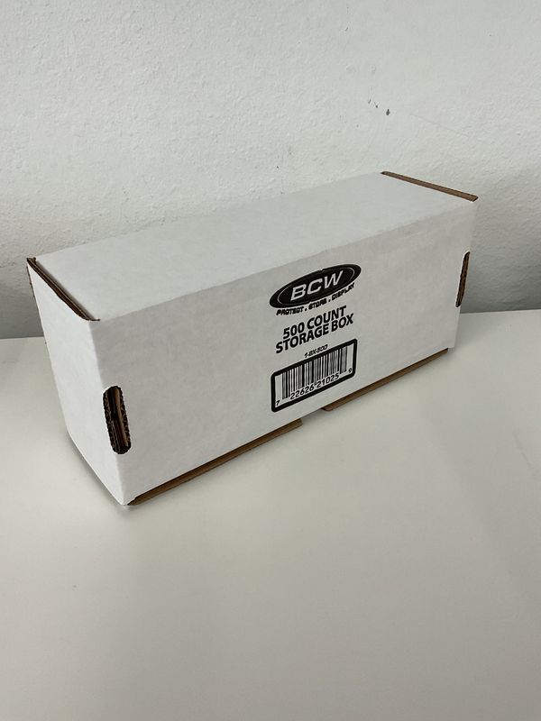 Bcw 500 ct storage box
