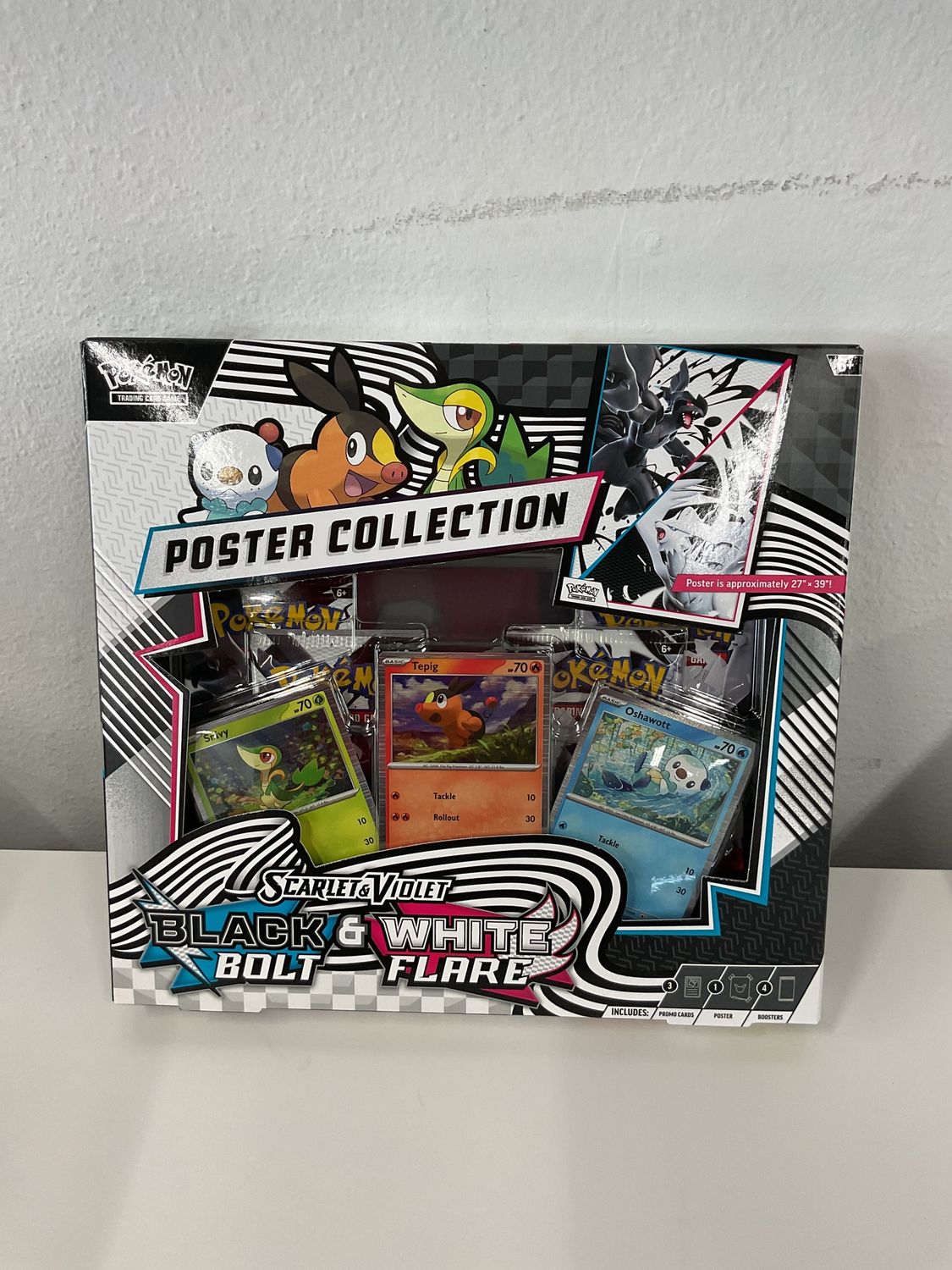 Pokemon Scarlet and Violet  black bolt &amp; white flare Poster Collection
