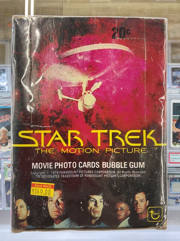 Star Trek 1979 Topps Movie Photo Factory Sealed Box