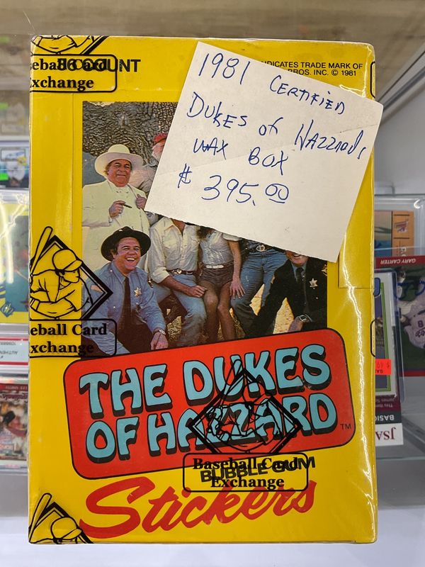 The Dukes Of Hazard 1981 Donruss Factory Sealed Box