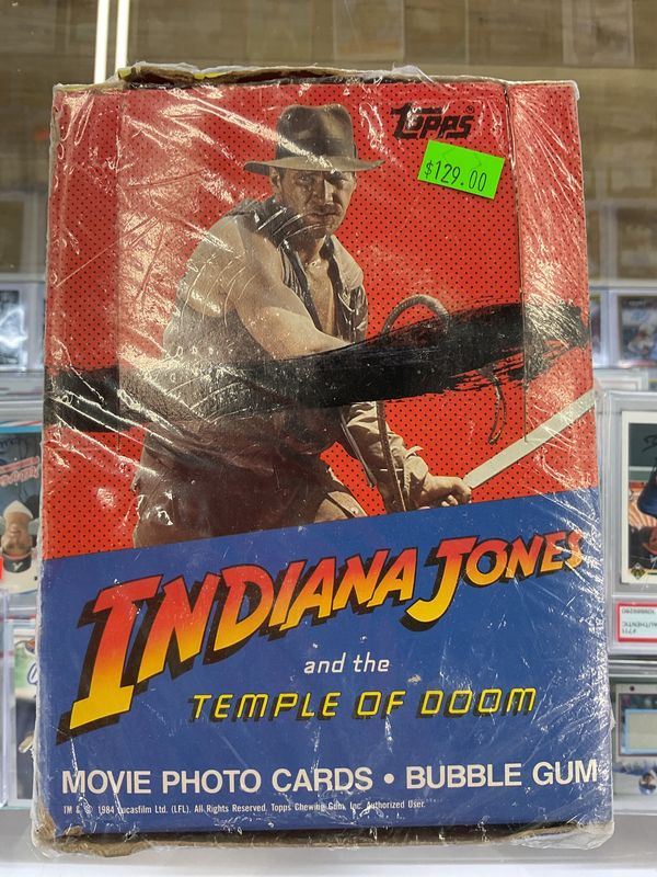 India Jones and the Temple Of Doom 1984 Topps Sealed Box