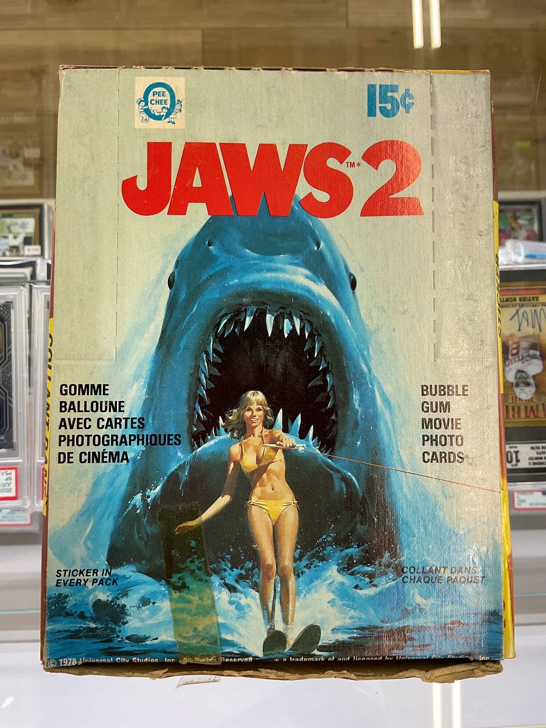 Jaws 2 1978 O -PEE CHEE *Unsealed* Movie Trading Cards