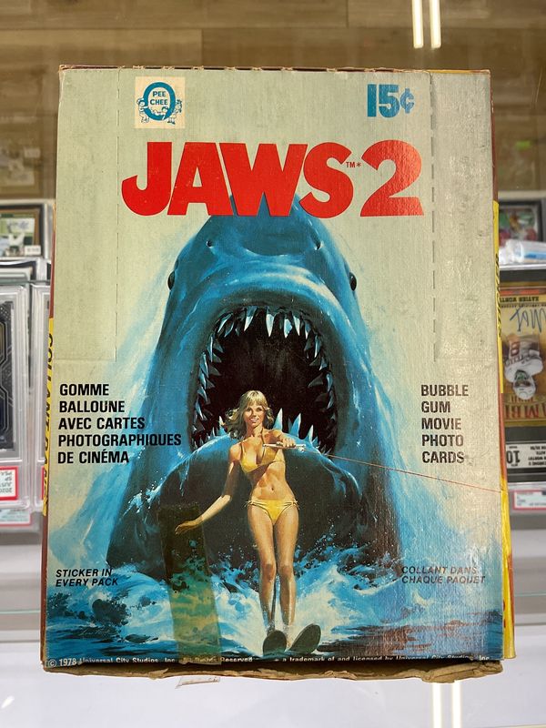 Jaws 2 1978 O -PEE CHEE *Unsealed* Movie Trading Cards