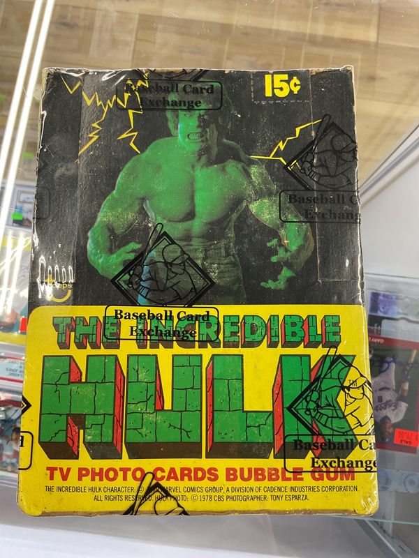 The Incredible Hulk Factory Sealed 1979 Topps Photo Cards