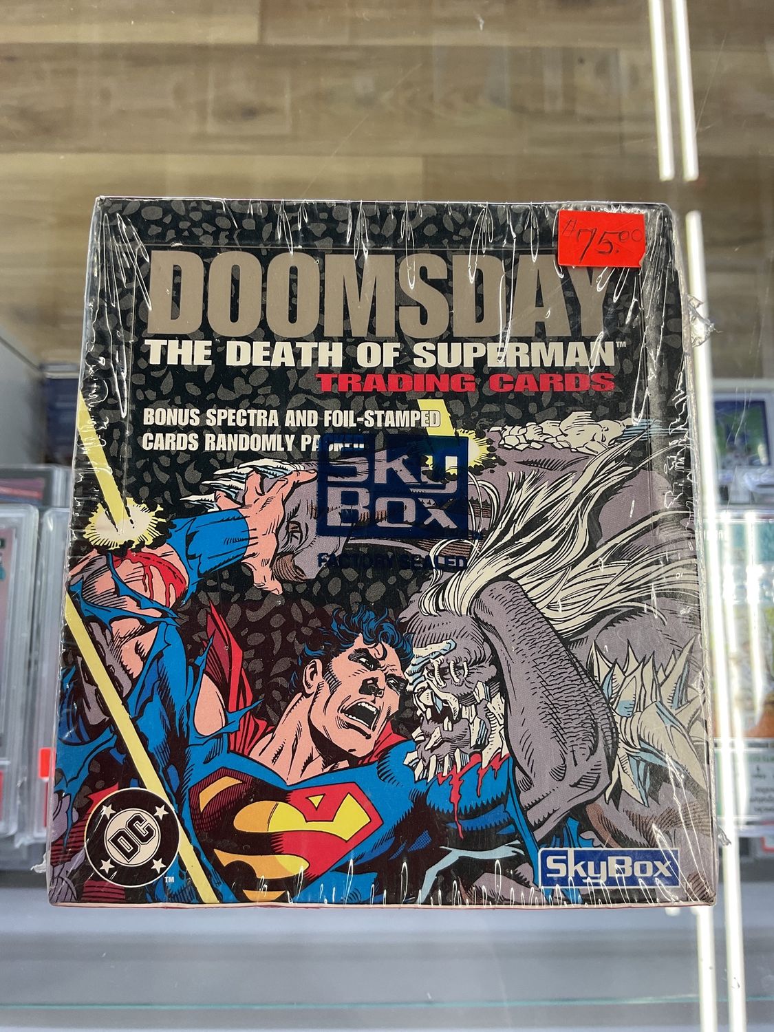 1991 SkyBox Doomsday The Death Of Superman Factory Sealed